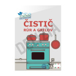 Etiketa predná "ČISTIČ RÚR A GRILOV", 10ks